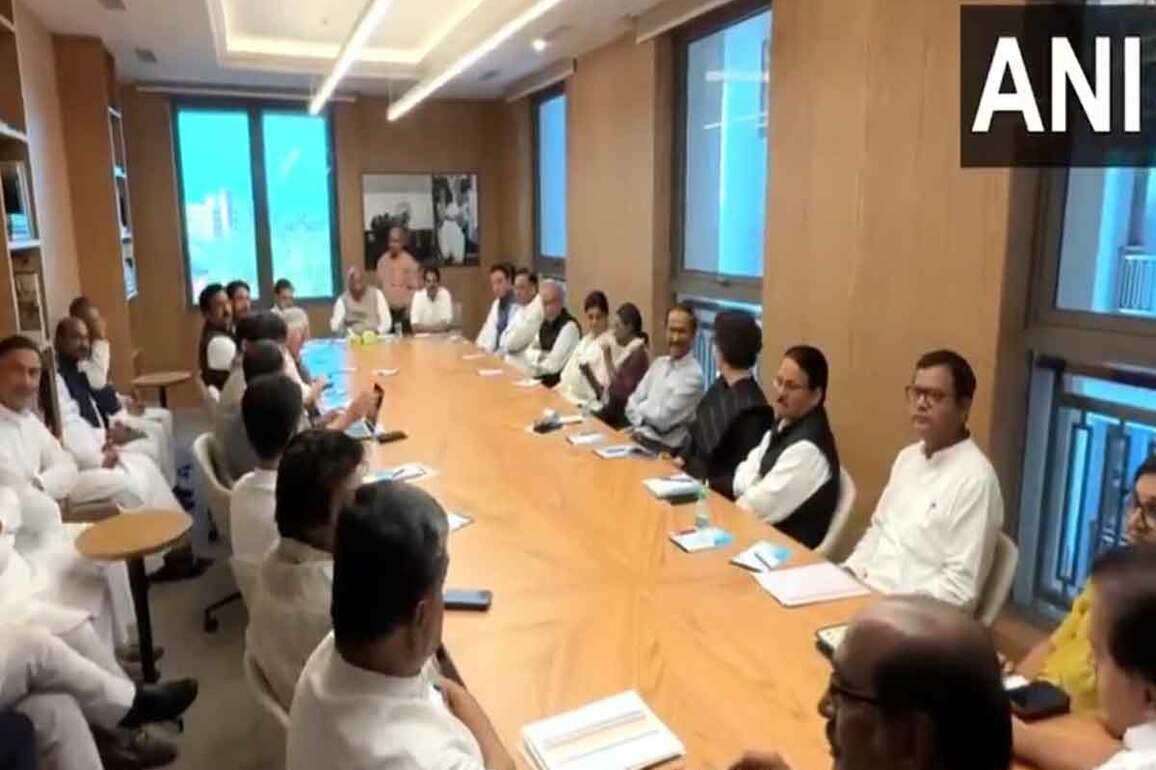 Congress Chief Mallikarjun Kharge chairs meeting of AICC general secretaries and state in-charges