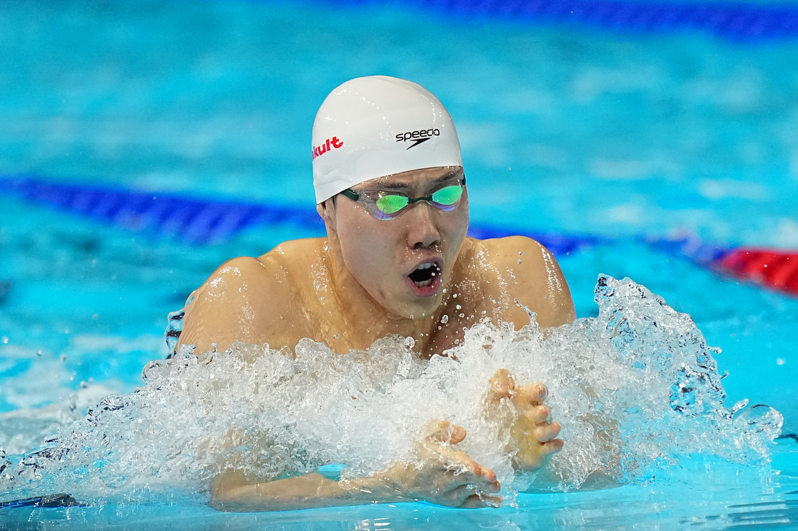 (SP)SINGAPORE-WORLD AQUATICS CHAMPIONSHIPS-SWIMMING-MEN'S 200M BREASTSTROKE