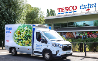 Tesco rolls out 1,000th electric home delivery van