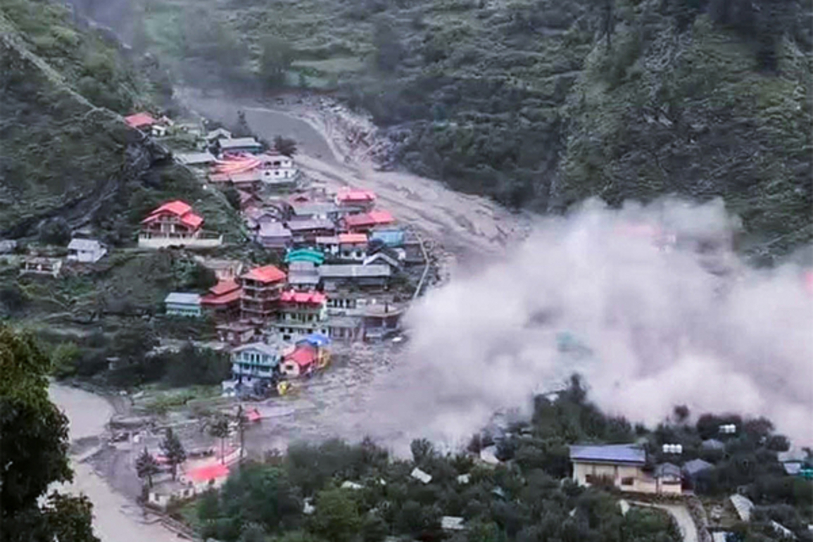 Uttarakhand: Disaster-hit Dharali-Harsil areas receive continuous relief supply by air