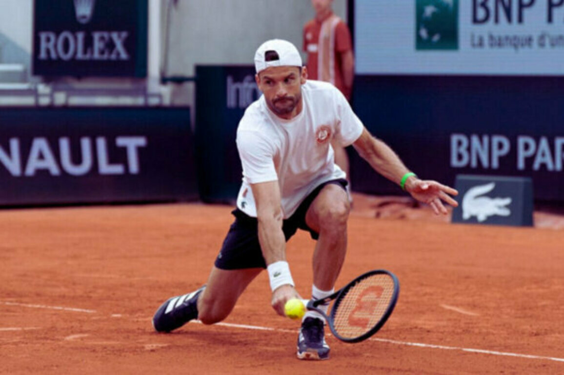 Injury Sidelines Bulgarian Tennis Star Dimitrov Again at French Open
