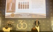  St Barbara MD Bob Vassie speaking at the Denver Gold Forum