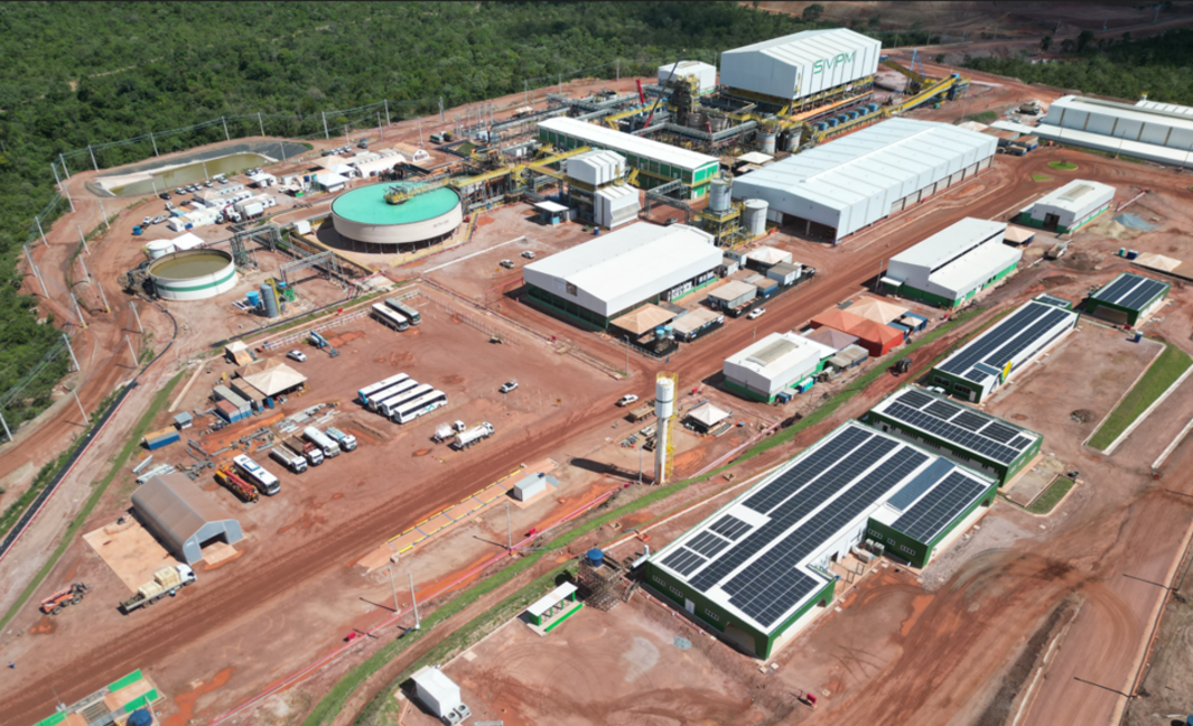 Operação de terras raras da Sera Verde en GO Minaçu