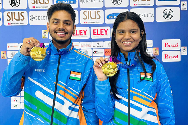 Shambhavi, Divyanshu, clinch mixed team air rifle gold with junior world record score