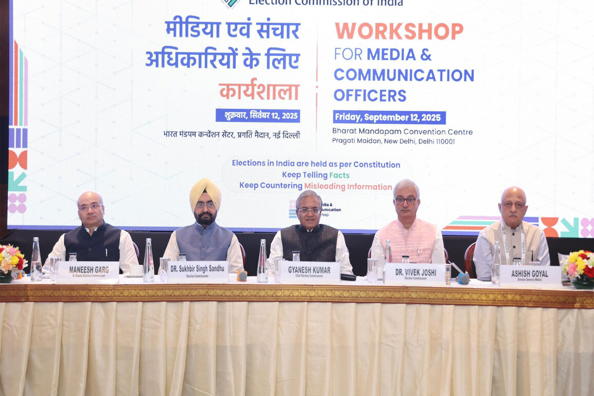 ECI holds Media workshop with emphasis on facts and countering misleading information