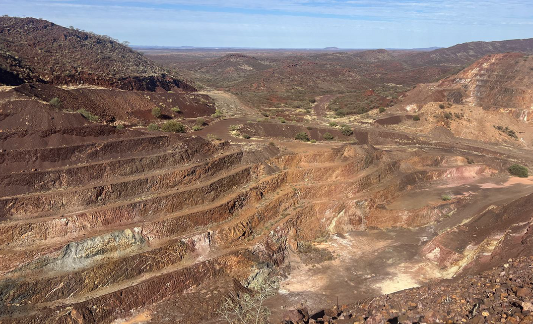 The existing Mt Olympus pit