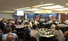 The crowd at the recent Bowen Basin Mining Club lunch.