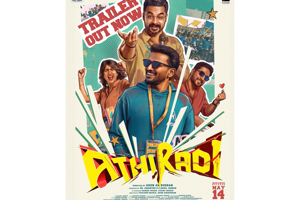 Athiradi trailer: Basil Joseph goes against Tovino Thomas over college fest in this campus drama