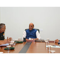 Defence Minister Rajnath Singh chairs meeting to review security and defence preparedness