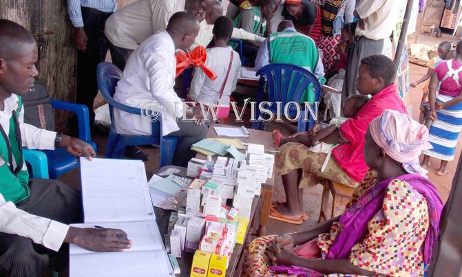 Hundreds at Busana landing site get free treatment Hundreds at Busana landing site get free treatment