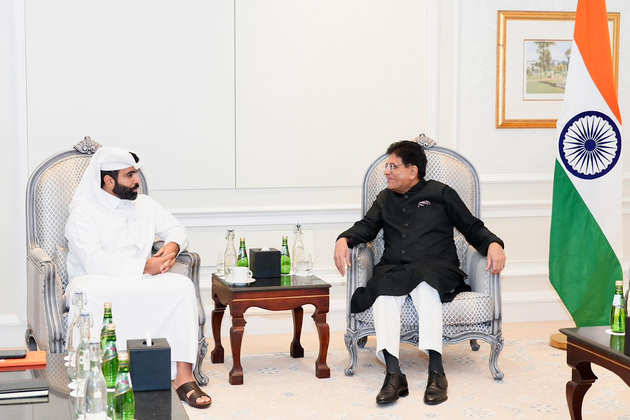 Piyush Goyal meets CEO of Qatar Development Bank to enhance collaboration between the two countries