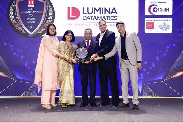 Lumina Datamatics Recognized Among ET Edge's Best Organisations to Work 2026 for the Second Consecutive Year