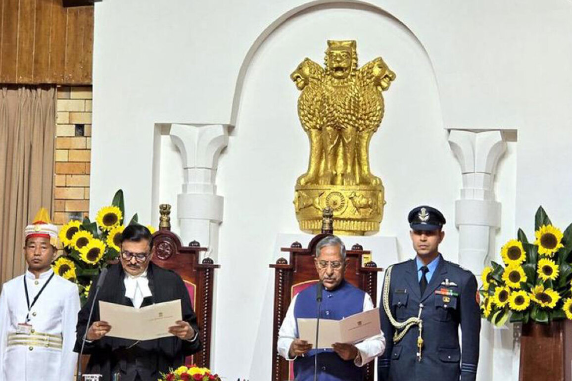 Former Bihar Assembly speaker Nand Kishore Yadav takes oath as Nagaland Governor