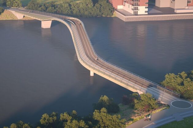 Plans approved for new pedestrian and cycle bridge across the River Taff