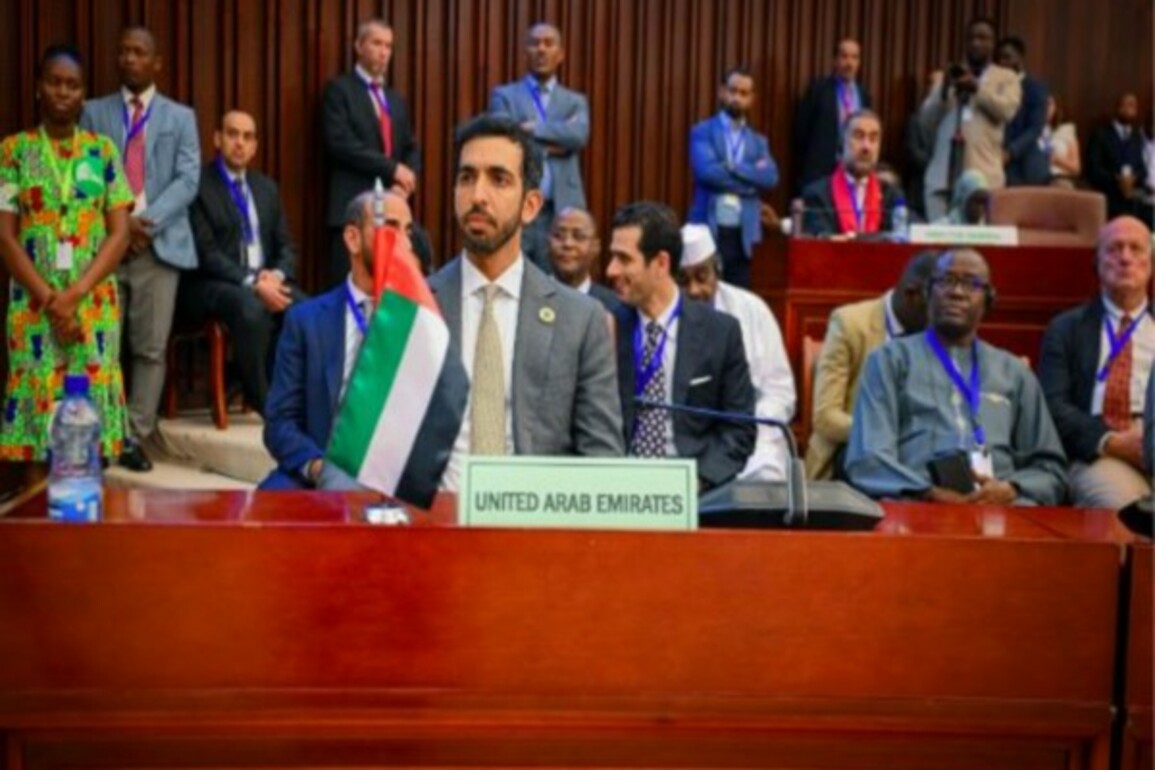On behalf of UAE President, Shakhboot bin Nahyan participates in African Union Mid-Year coordination meeting