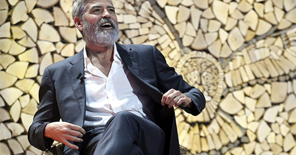 George Clooney says "I'm not kissing a girl anymore" after conversation with wife Amal