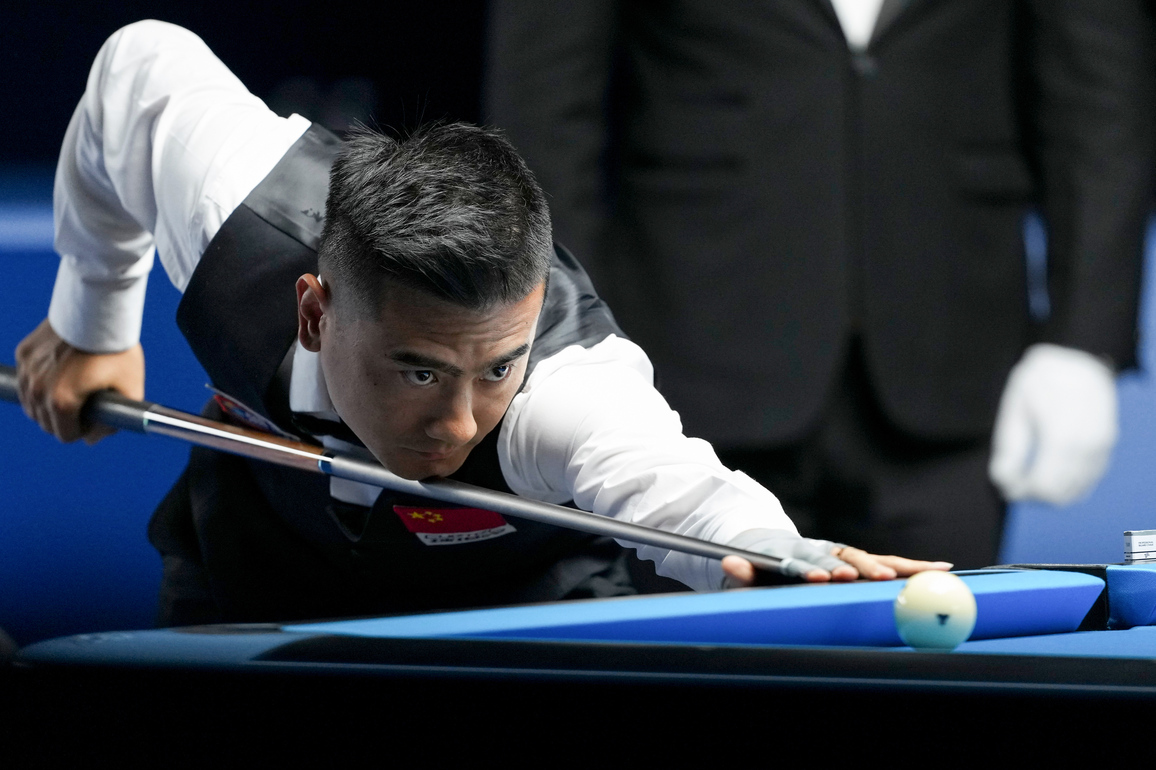 (SP)CHINA-CHENGDU-THE WORLD GAMES 2025-BILLIARDS-MEN'S POOL PRELIMINARY ROUND (CN)