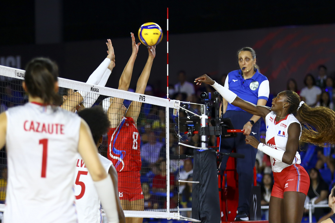 (SP)THAILAND-CHIANG MAI-VOLLEYBALL-WOMEN'S WORLD CHAMPIONSHIP-PUERTO RICO VS FRANCE