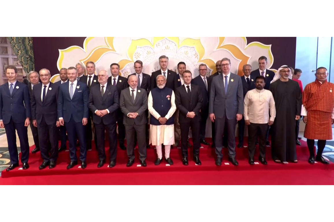 PM Modi joins heads of State for family photo at AI-India Impact Summit 2026