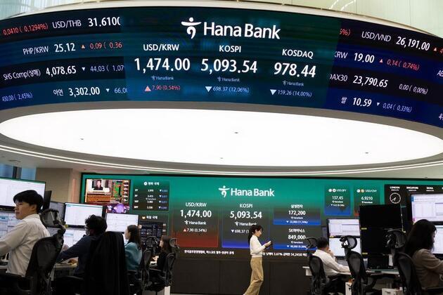 S. Korean stocks tumble over 12 pct amid circuit breakers, triggered by Middle East conflict