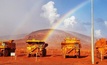  Iron ore at the end of the rainbow over FMG’s Solomon hub. Image: Michelle Lavery