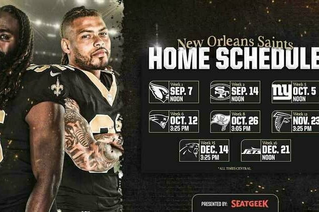 New Orleans Saints 2025 Schedule Notes: Opponents, Dates & Key Games