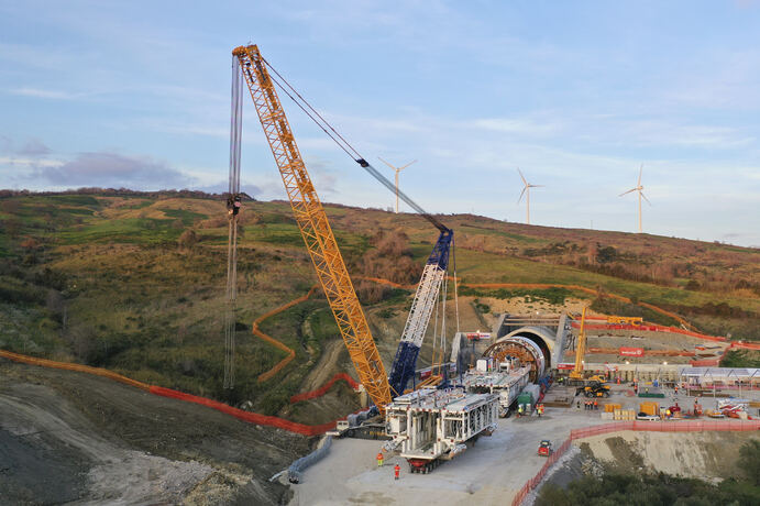  Preparations for the start-up of Partenope, the largest TBM Webuild has operating in Europe