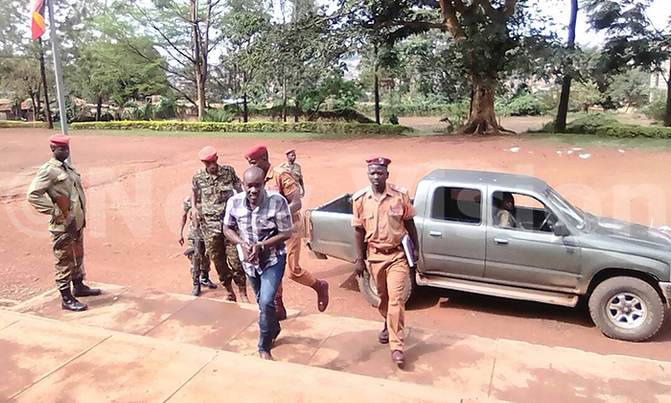 Kipoi transfered to Makindye Military detention Kipoi transfered to Makindye Military detention