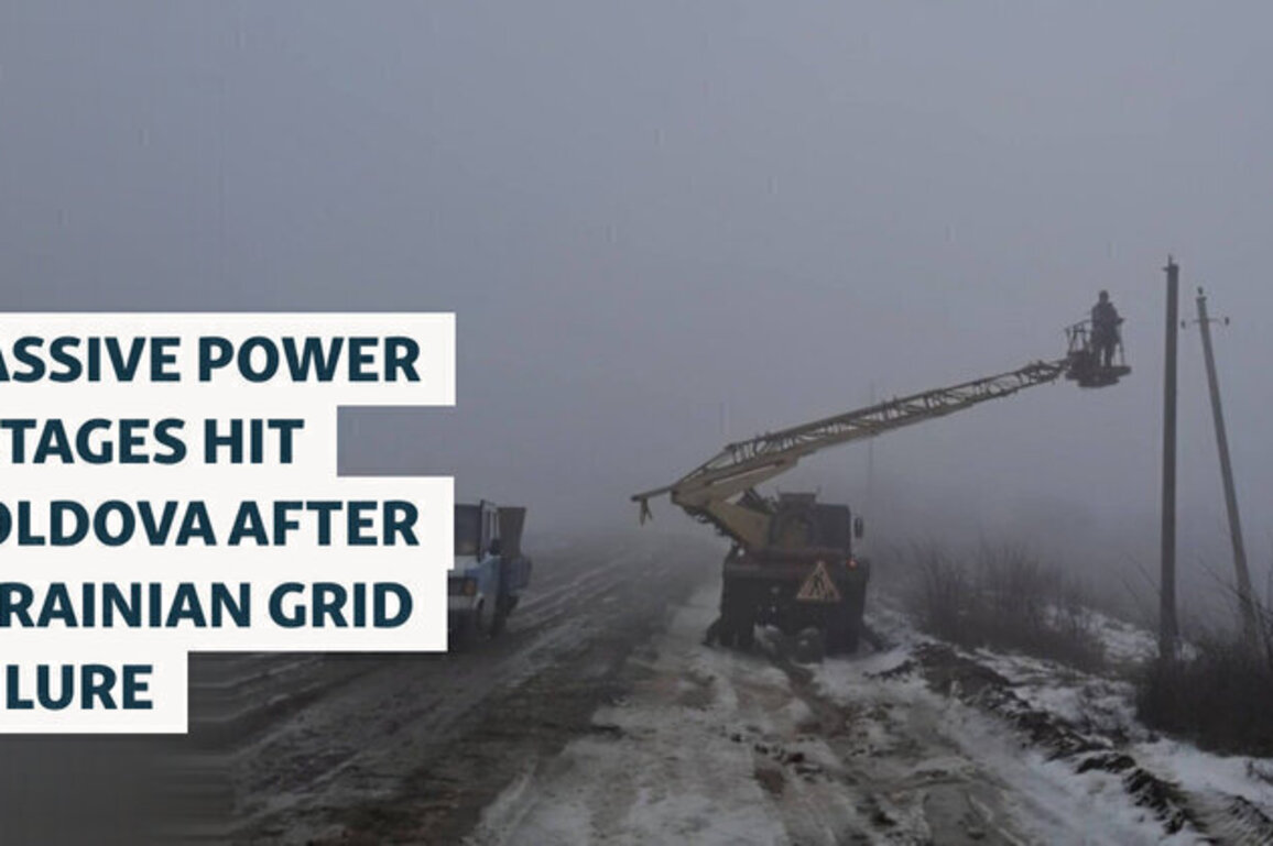Massive Power Outages Hit Moldova After Ukrainian Grid Failure