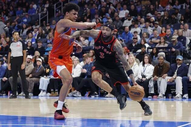 Raptors try to sweep season series as Thunder visit Toronto