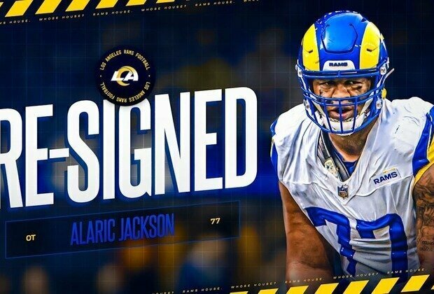 Rams re-sign OL Alaric Jackson to 3-year deal