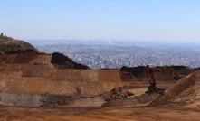  Mineração na Serra do Curral, em Belo Horizonte/Divulgação