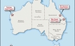  Australasian Gold's project locations