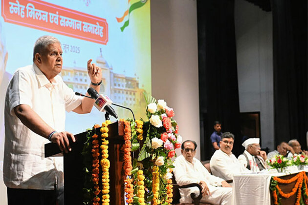 "When we go abroad, there is no ruling or opposition party but only Bharat": Vice President Dhankhar