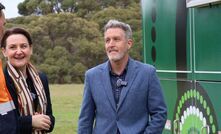 WA minister for energy and decarbonisation Amber-Jade Sanderson and federal assistant minister for climate change and energy Josh Wilson