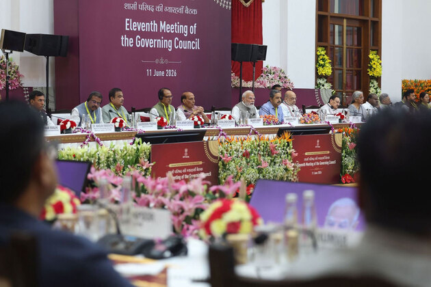PM Modi holds NITI Aayog meeting, stresses collective development effort