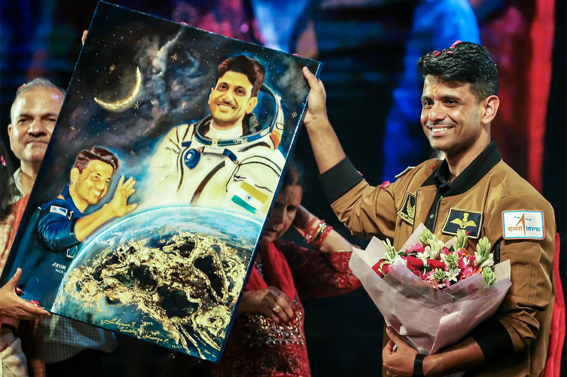 "Soon, we will see an Indian going into space, on Indian capsule in Indian rocket from Indian soil": Group Captain Shukla