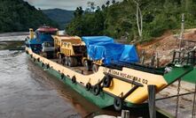 New mining fleet being delivered to BBM. Photo courtesy Cokal