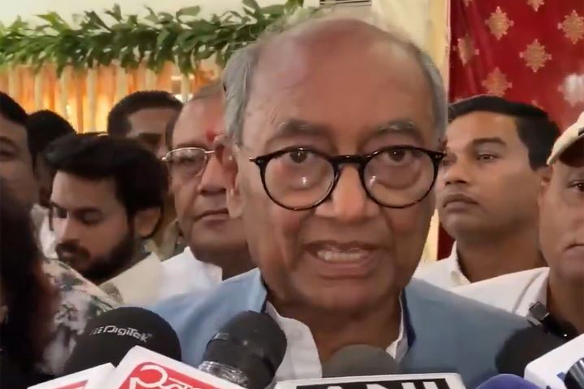"Through SIR, they are snatching votes; next step is taking away citizenship": Congress MP Digvijaya Singh
