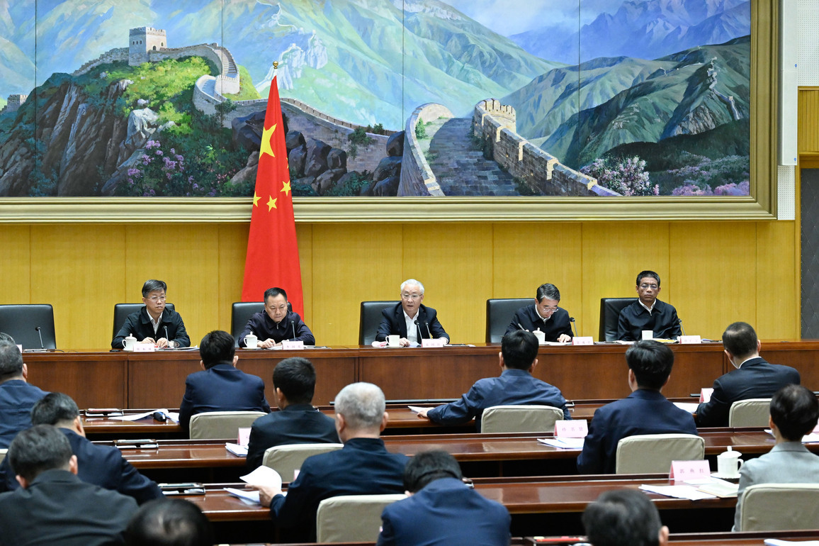 CHINA-BEIJING-ZHANG GUOQING-CONFERENCE-FLOOD CONTROL-DROUGHT RELIEF (CN)