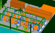 Modelo de planta de demonstração para projeto Colossus