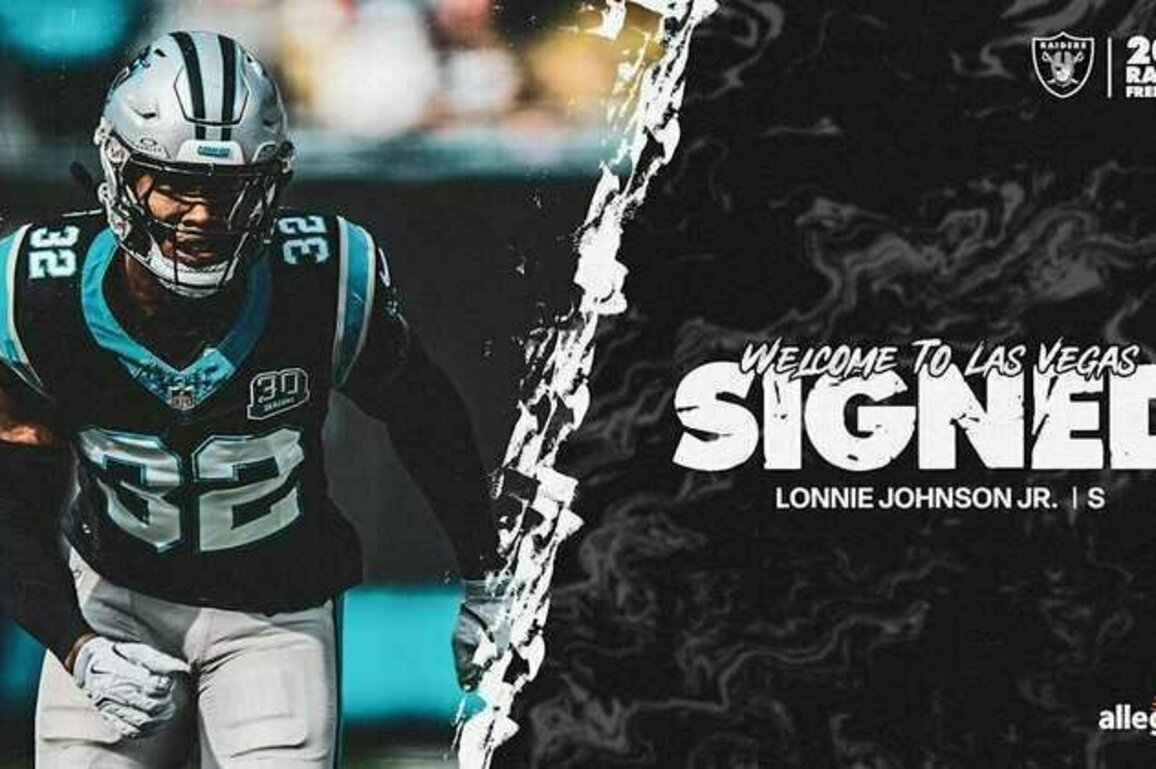 Raiders sign S Lonnie Johnson Jr.