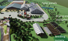 Modelo do projeto de fosfato Três Estradas aguia rs