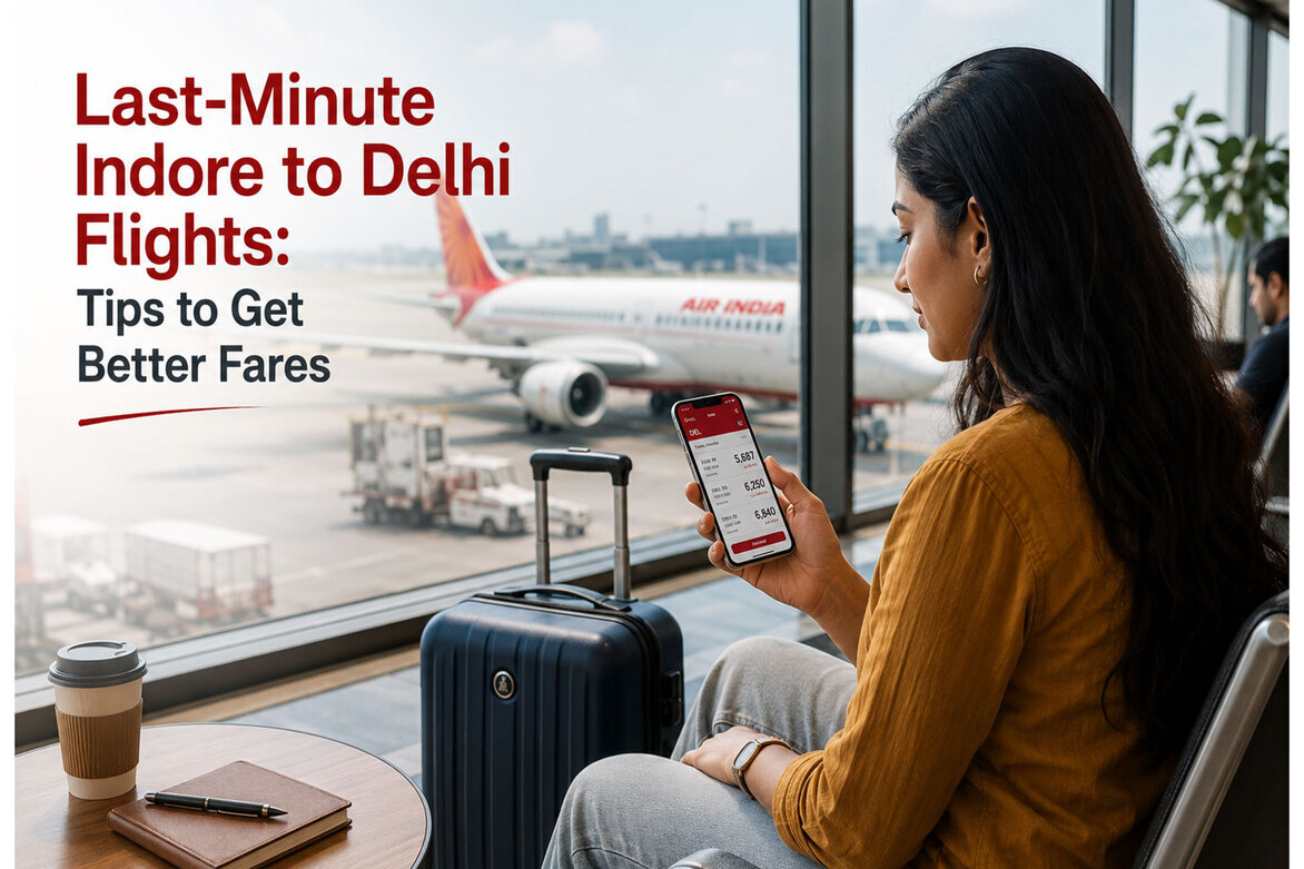 Last-Minute Indore to Delhi Flights: Tips to Get Better Fares