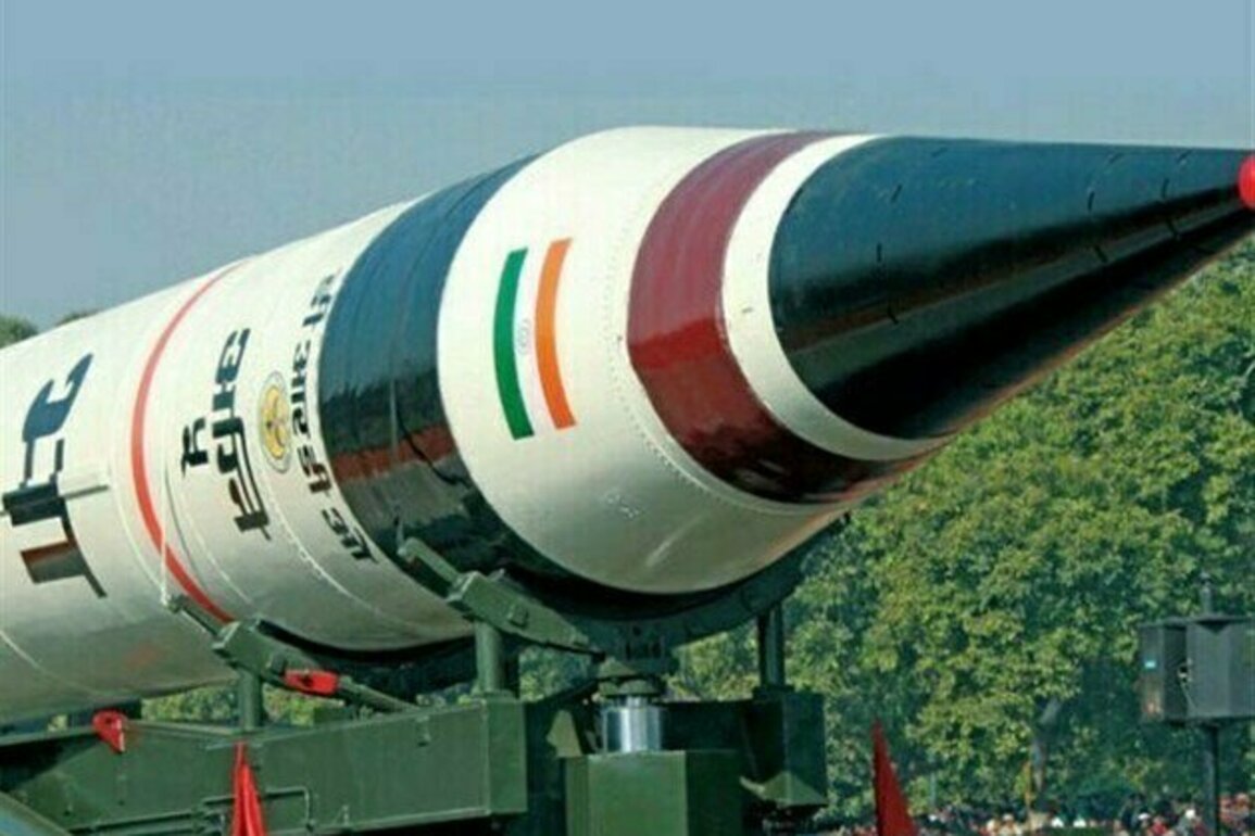 India Test-Fires Agni-5 Nuclear-Capable Ballistic Missile