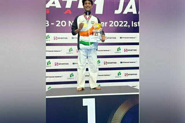 Pranay Sharma of India creates history by winning Gold medal in WKF Series A World championship held at Jakarta, Indonesia