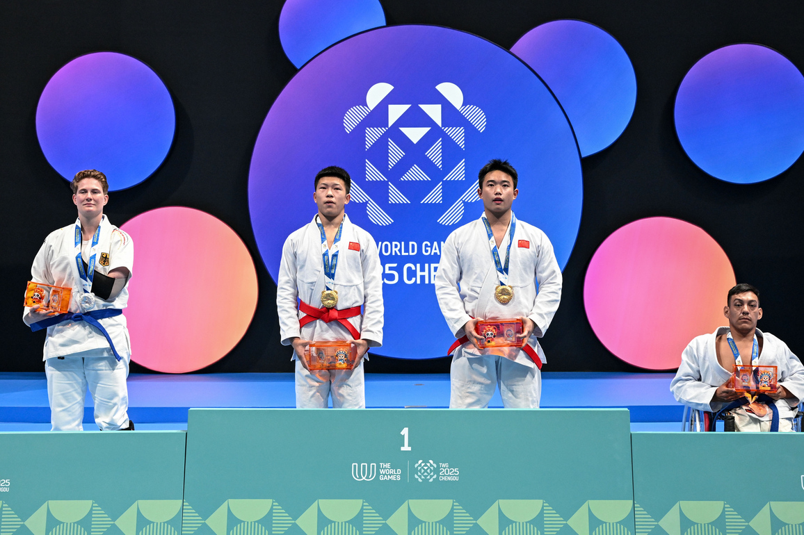 (SP)CHINA-CHENGDU-THE WORLD GAMES 2025-JU-JITSU-MIXED DUO PARA PHYSICAL-FINALS (CN)