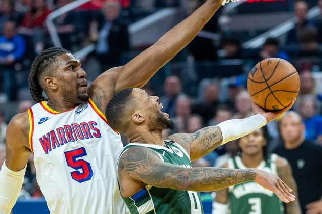 (SP)U.S.-SAN FRANCISCO-BASKETBALL-NBA-WARRIORS VS BUCKS