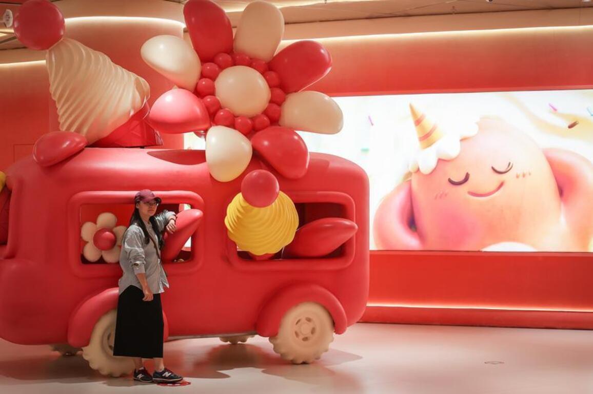 InPics | Ice cream museum blends recreational fun educational value in NE China's Shenyang