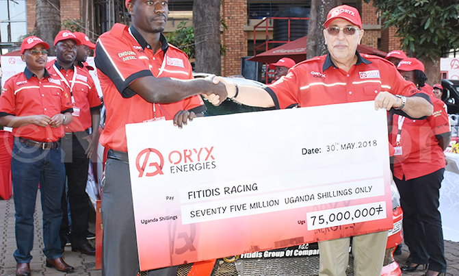 Fitidis receives sh75m boost ahead of Fort Portal rally Fitidis receives sh75m boost ahead of Fort Portal rally